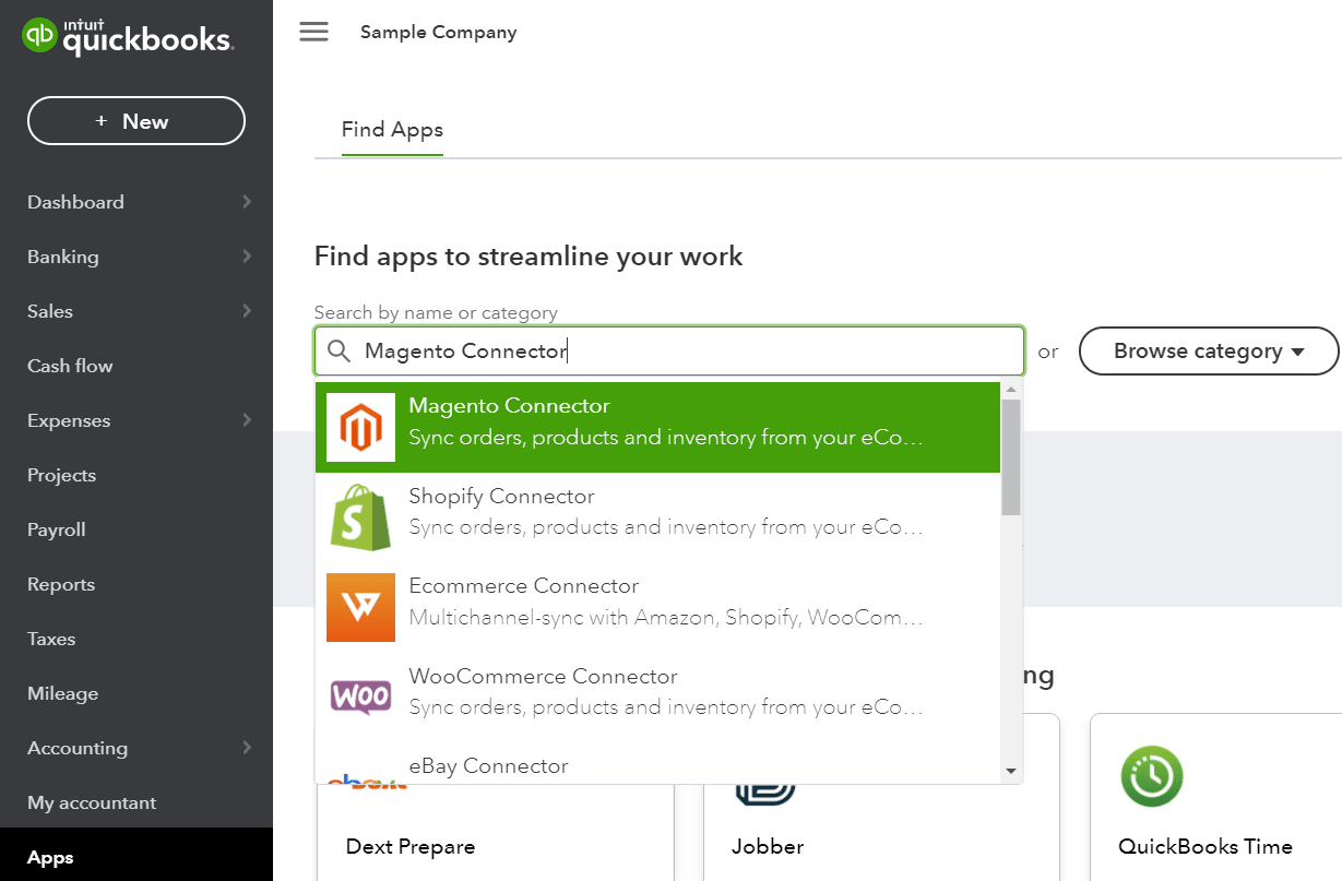 Magento Connector